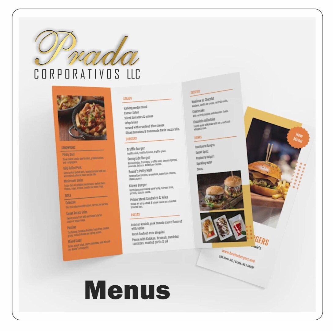 Menus Corporativos
