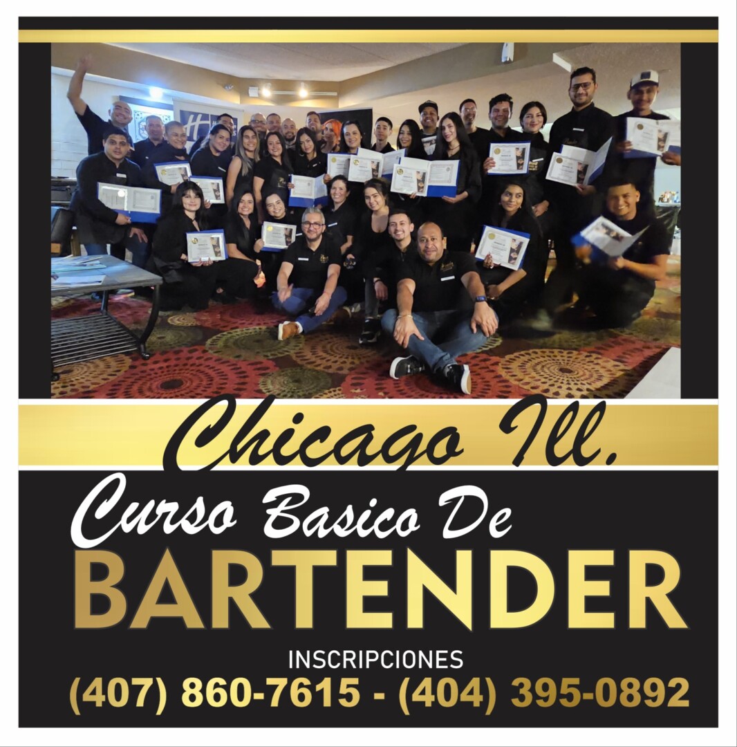 Chicago Curso Básico de Bartender